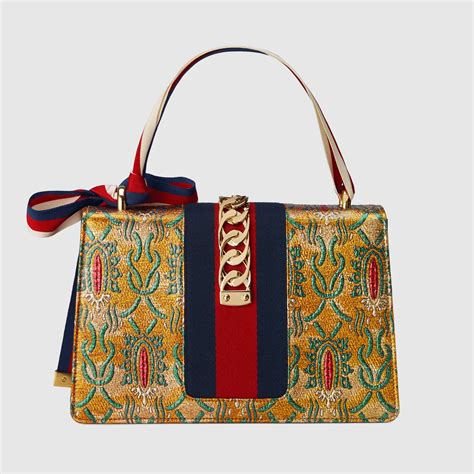 borsa gucci stoffa sylvie|borse gucci donna.